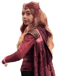 Scarlet Witch Cosplay Sticker by Temple Of Geek
