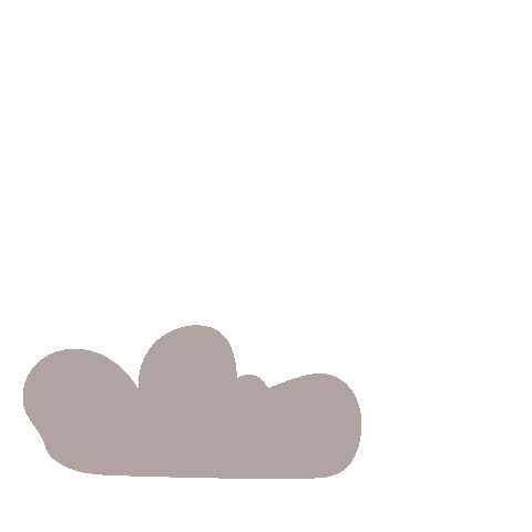 Cloud Sticker by Alexsandra Bernharð