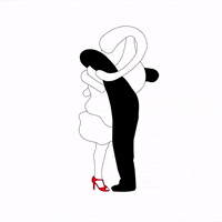 xavieralopez love dance animation illustration GIF
