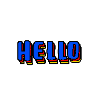 Hello Sticker