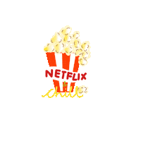 Netflix Popcorn Sticker