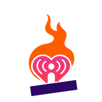 Latin Music Fire Sticker by iHeartRadio