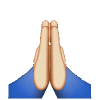 High Five Praying Hands Sticker by imoji