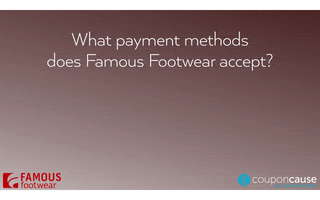 thecouponcause faq coupon cause famous footwear GIF