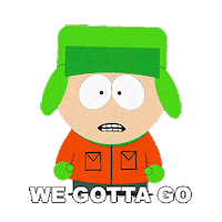 Leaving Kyle Broflovski Sticker by South Park