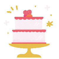alohableubakeshop cute food pink sweet Sticker