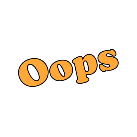 Whoops Sticker by BuzzFeed