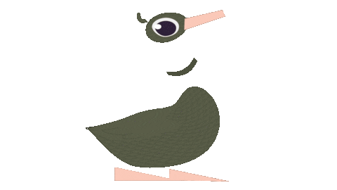 macbiggle giphyupload chill bird walking Sticker