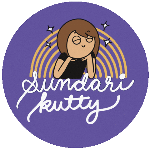 Malayalee Sundari Sticker by Awkwerrrd