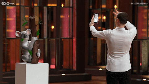Selfie Dessert GIF by MasterChefAU