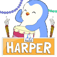 Penguin Harper Sticker by Pudgy Penguins