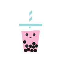 Grove Bubble Tea Sticker by Grove Tea Lounge
