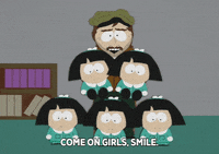 asian smile GIF by South Park 