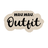 Outfit Hund Sticker by wauwauwerkstatt