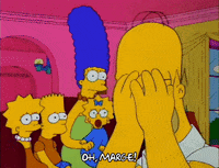 Sad Season 3 GIF by The Simpsons