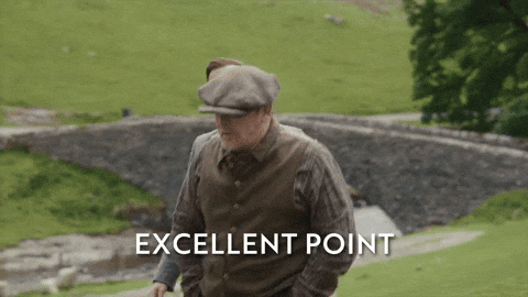 Good Point Touche GIF by All Creatures Great And Small