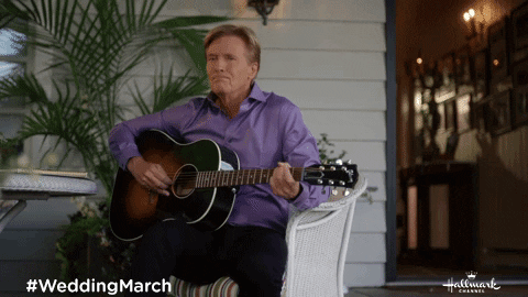 Jack Wagner Playing Guitar GIF by Hallmark Channel