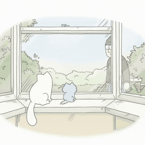 Miss U GIF by Simon's Cat