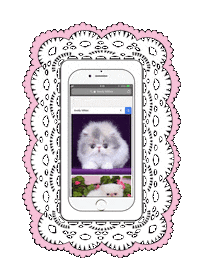 mobile phone cat Sticker by Valerievi