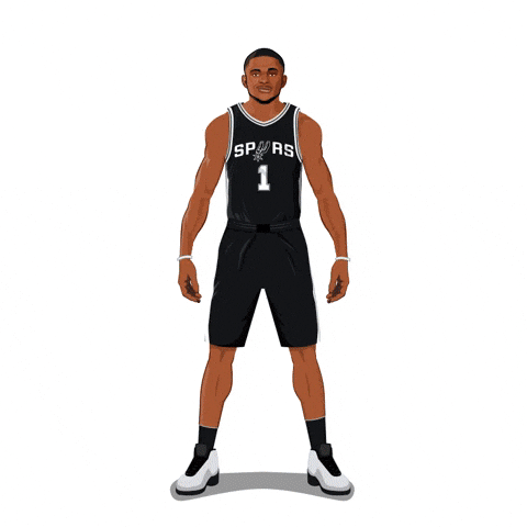 San Antonio Spurs Basketball GIF by SportsManias