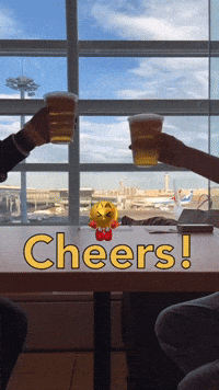 Pac-Man Cheers GIF by Flickplay