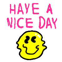 Have A Nice Day Smile Sticker by Studio Hello