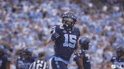 TarHeelFootball football celebration wave unc GIF