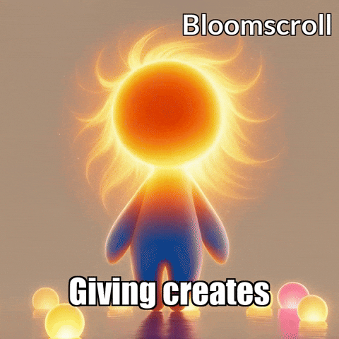 Joy Glow GIF by Bloomscroll