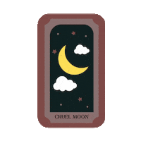 The Moon Illustration Sticker by ANTI- Records