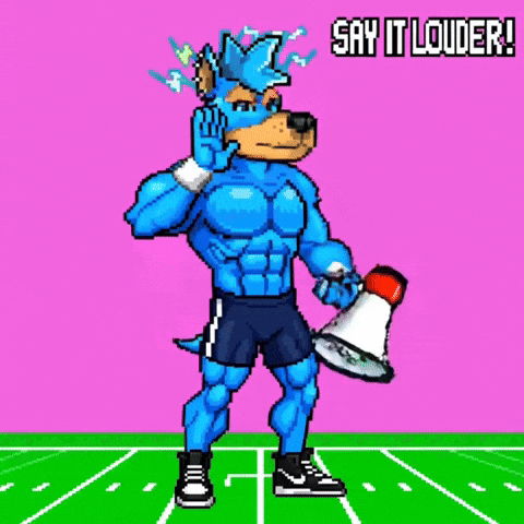 Say It Louder Game Day GIF by SkyDog Social
