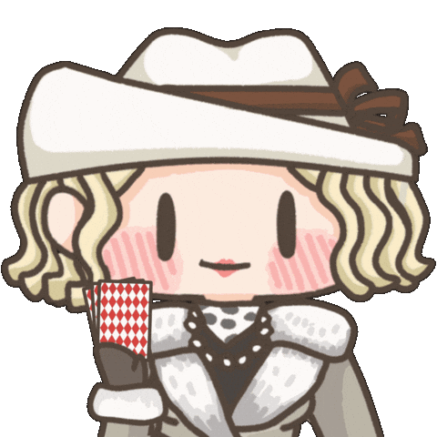 Credit Card Evelyn Sticker by Fluffy the Thunder God 雷神阿毛