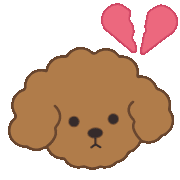 Sad Heart Sticker