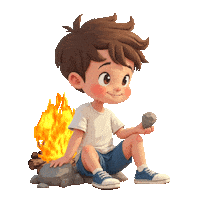 Marshmallows Lightening Bugs Sticker
