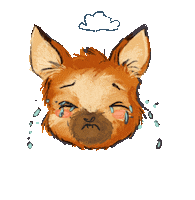 Sad Kanguru Sticker by Carlsen Kinderbuch