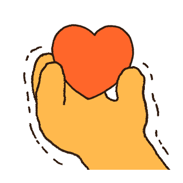Heart Love Sticker by Kcomics