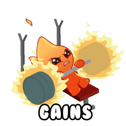 Working Out Work It Sticker by Playember