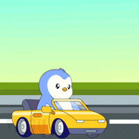 Travel Driving GIF by Pudgy Penguins