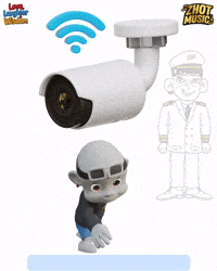 Warning Home Security GIF by Zhot Music