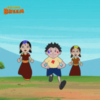 Happy Holi GIF by Chhota Bheem
