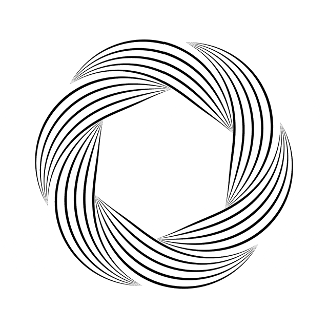 xponentialdesign black and white simple minimal geometry GIF