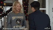 Shocked Christmas GIF by Hallmark Channel