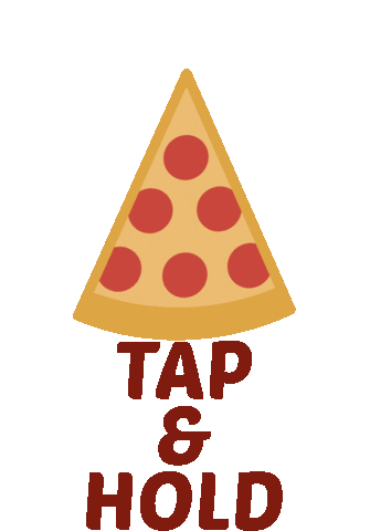 Tap Hold Sticker by Giusseppe's Pizza NJ