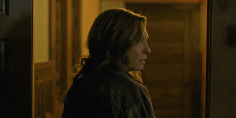scared toni collette GIF by A24