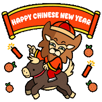 Chinese New Year Bitcoin Sticker by Loaded Lions