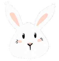 Easter Bunny Vegan Sticker