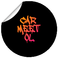carmeetol carmeetol car meet ol Sticker
