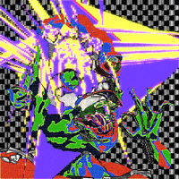 Brain Damage Glitch GIF by davidvnun