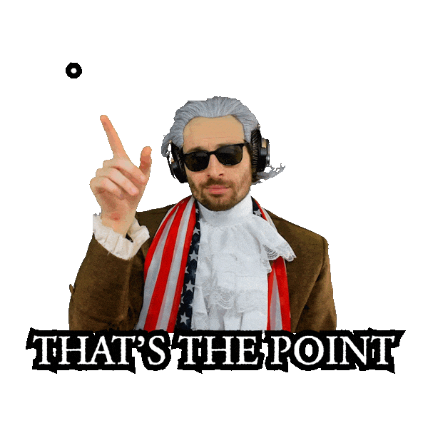 The Point Captain Obvious Sticker