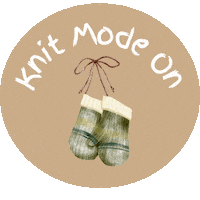 Knitting Sticker