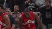 High Five Nba Playoffs GIF by NBA
